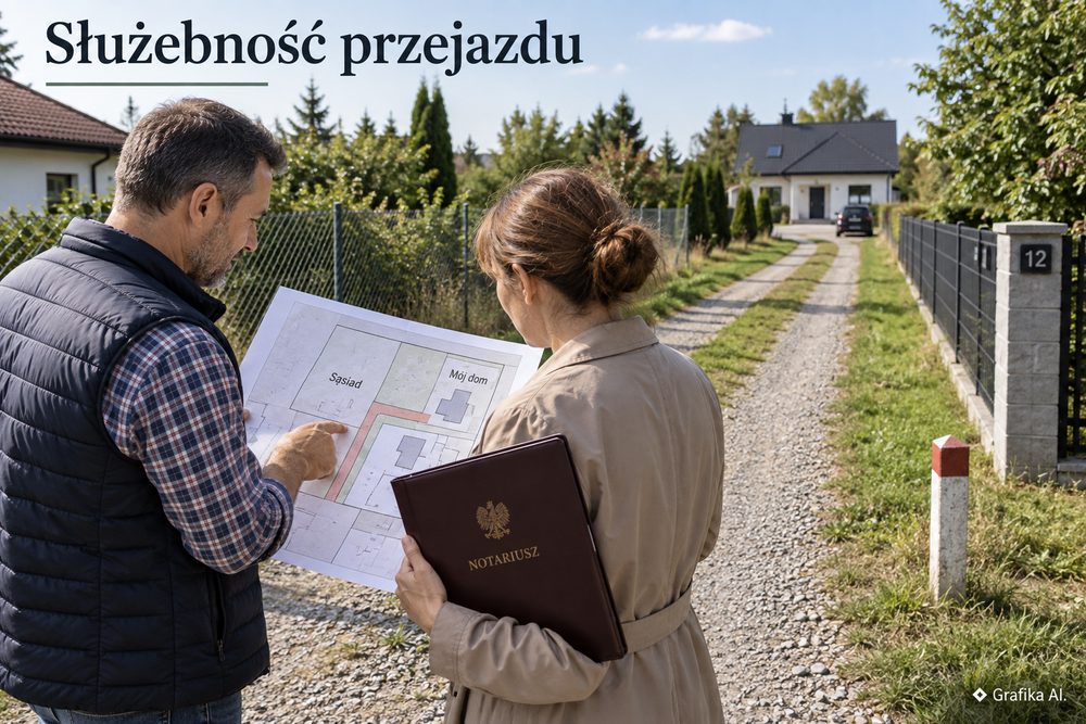 Jak ustanowić służebność przejazdu przez działkę sąsiada?